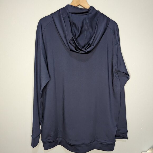 New Swannies Vandyke Mens XL Navy Blue Lightweight Performance Zip Golf Hoodie - Picture 8 of 8